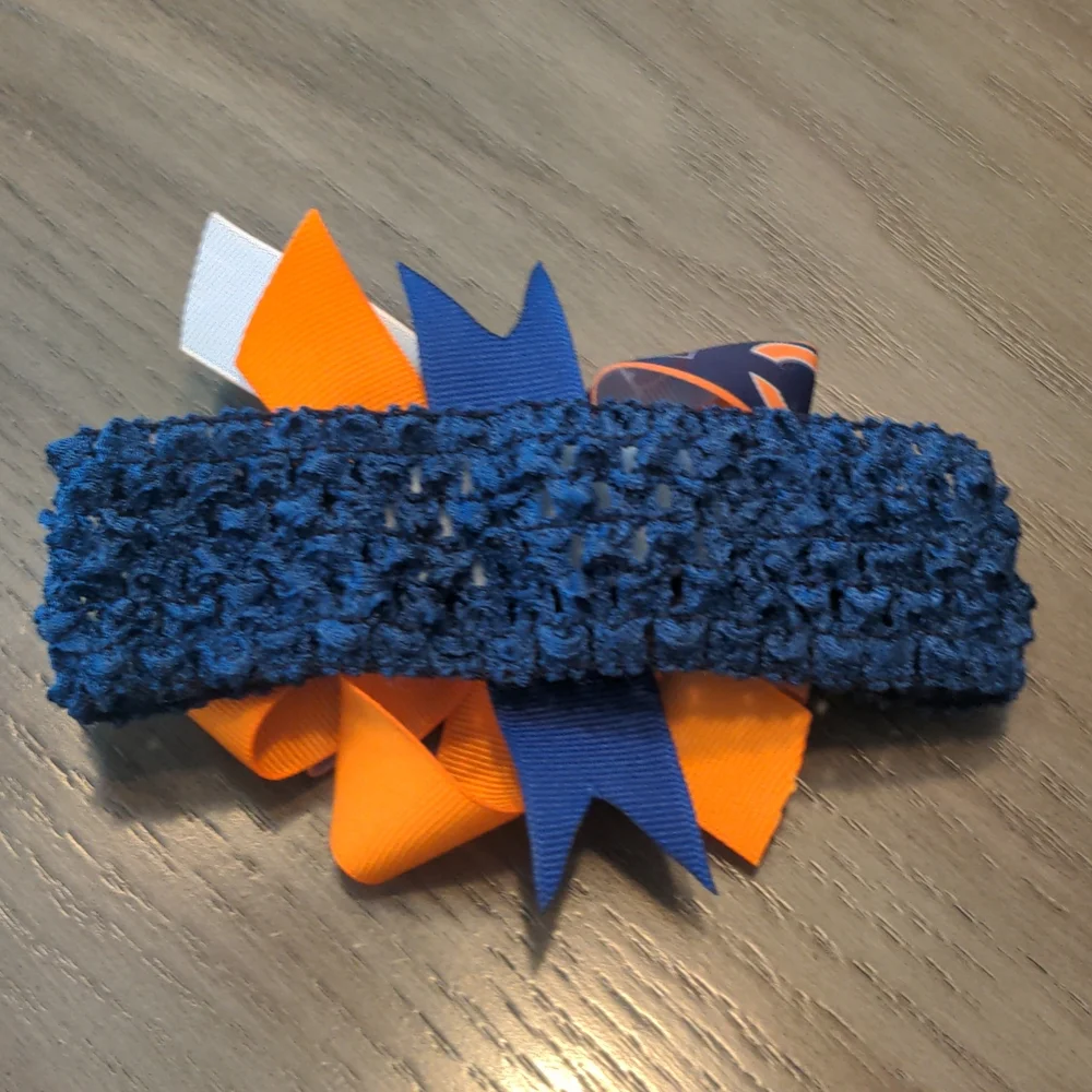 Chicago Bears Children's Headband and Cubs Hair Clip